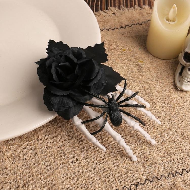 Themed Black Halloween Hair Accessory Secure Hair Grip Design For Cosplay Gothic Fashion And Special Occasion
