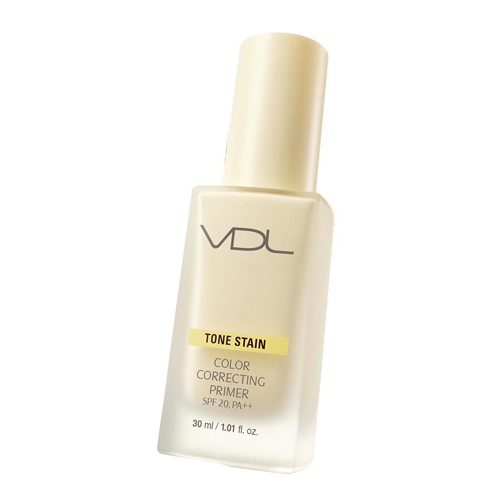 VDL Tone Stain Farbkorrigierender Primer 30ml (5 Farben) 04 Cream Yellow (SPF20 PA++)