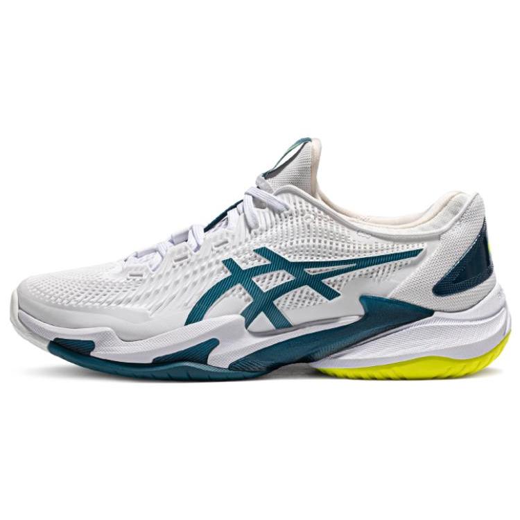 New Asics Court Ff 3 White Gris Blue 1041A370-101
