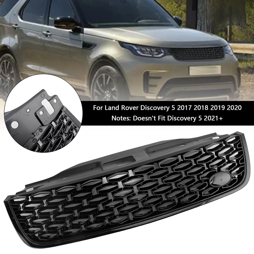 Dynamischer Stil Frontgrill Passform Land Rover Discovery 5 L462 2017-2020 Schwarz