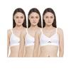 Rupa Softline Women's Full Cup Bra (Chanderkiran_White_32B) (Pack of 3)