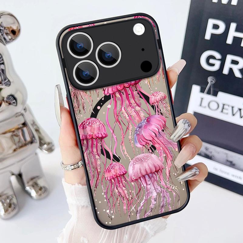 Magnetic Acrylic Phone Case For iPhone 17e 17 16 15 Pro Max 14 13 Pro 11 For Magsafe Wireless Charge Turtle Shell Pattern Cover