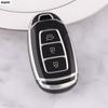 3 4 Button Tpu Car Key Case Cover Shell For Hyundai Elantra Grandeur Accent Solaris Sonata Palisade Kona Creta I20 I30 Ix35 Ix25