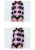 Bañador de manga larga para mujer estilo coreano con protección solar para surf, buceo y deportes de playa.