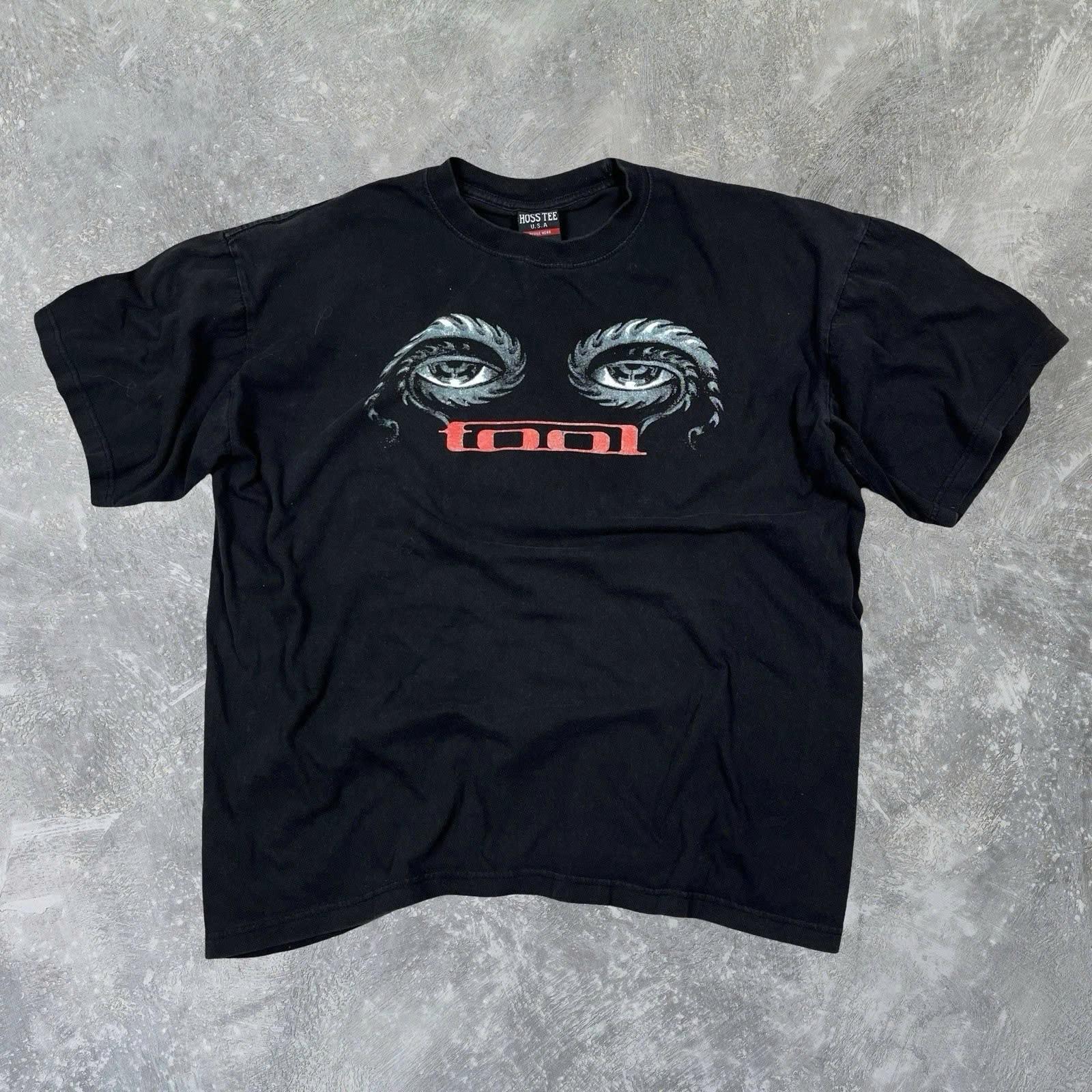 REPRINT Rare Tool Band Graphic TShirt Black Streetwear Y2K Rock PA8159 Unisex T-Shirt XXXL