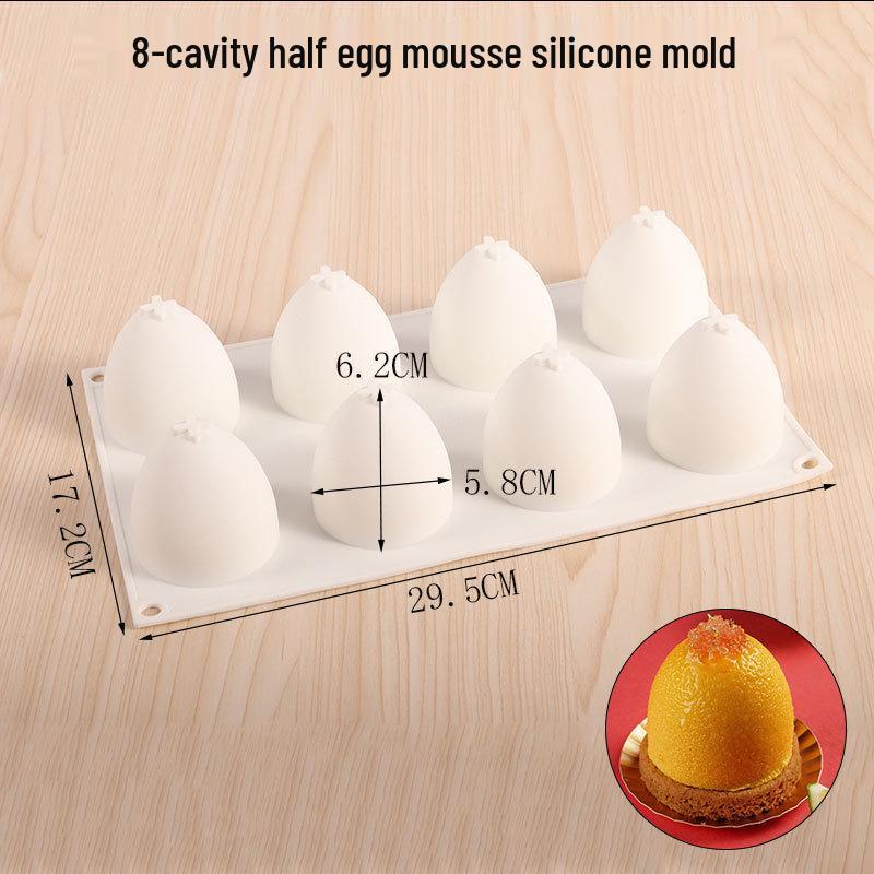 

Форма для силіконових великодніх яєць у формі гуски, качки та птаха - Форма для торта, мусу з французьким квітковим дизайном