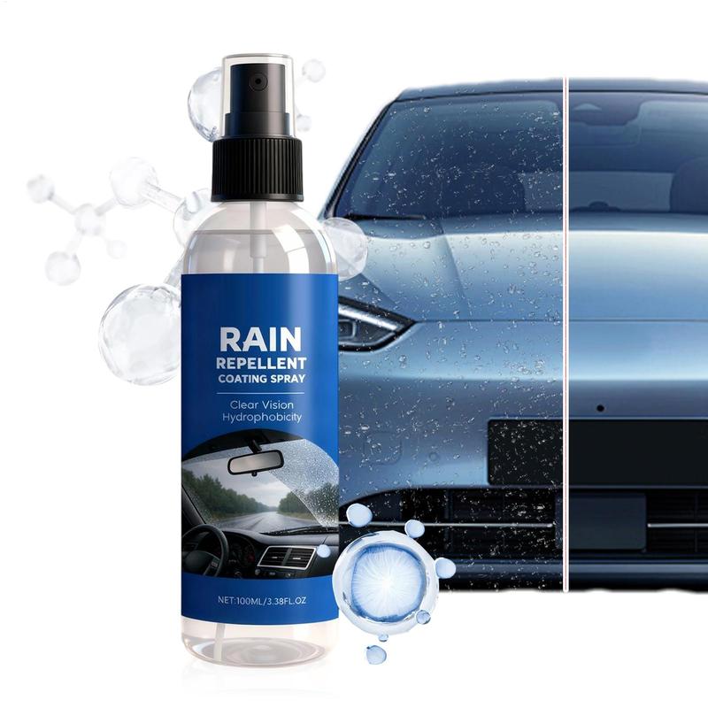 Hydrofob Spray 100ml Vandtæt Anti-Dug Belægning Langvarig Vandafvisende til Bil Forrude Spejl, Køretøj SUV Lastbil