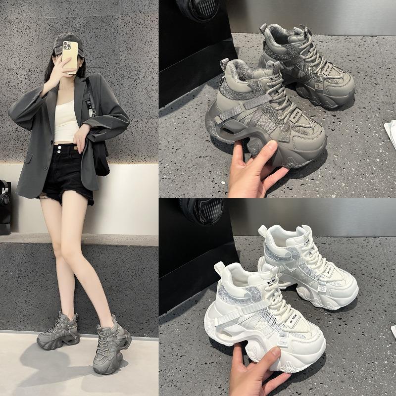 2591 Dad Shoes Women's Autumn Mesh Breathable Versatile Dad Shoes Student Sports and Leisure Shoes