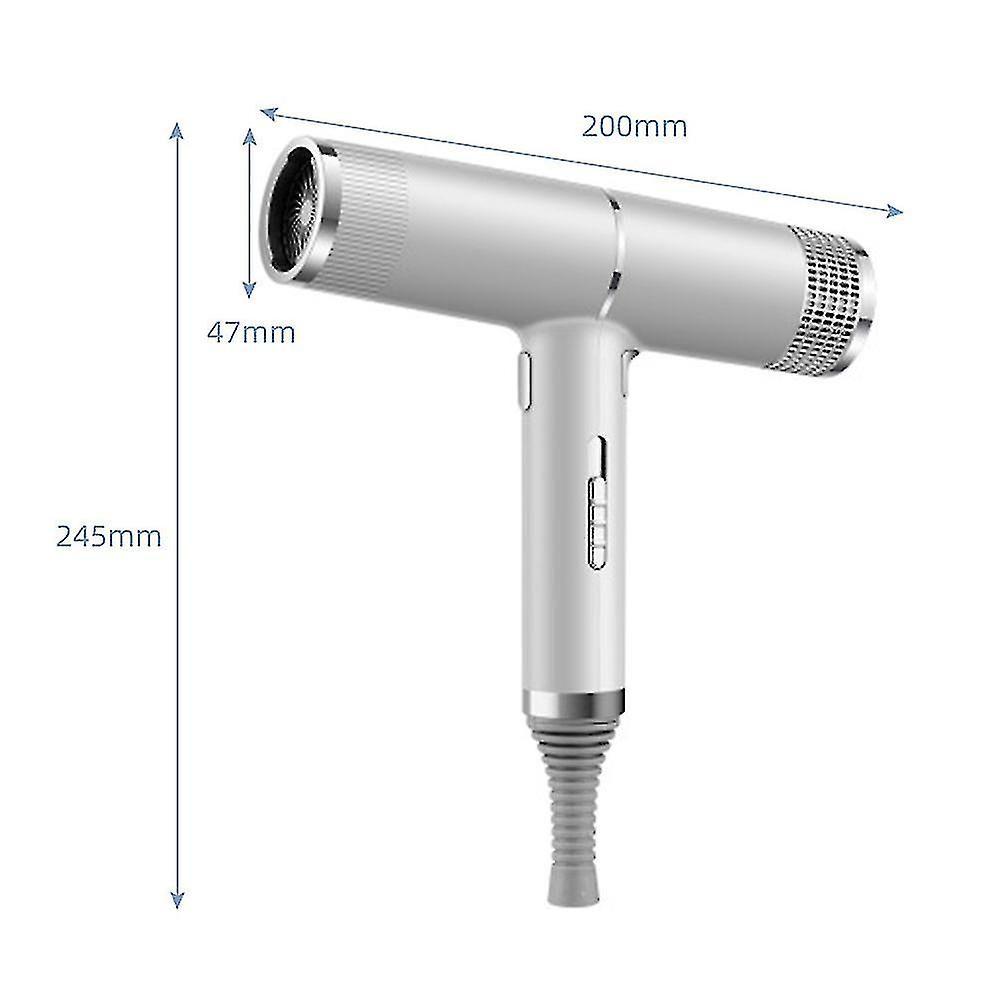 Icetek Negativer Ionen Haartrockner, 2000w Professioneller Haartrockner mit Diffusor Ionen für schnelles Trocknen Schneller Haartrockner mit 2 Heizstufen / 3 Geschwindigkeiten/Kühltaste