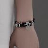 Herren Retro Mehrschicht Leder Baumblatt Armband - Handgewebt, Schlicht, Studentenfreundlich und Ideal für Paare.