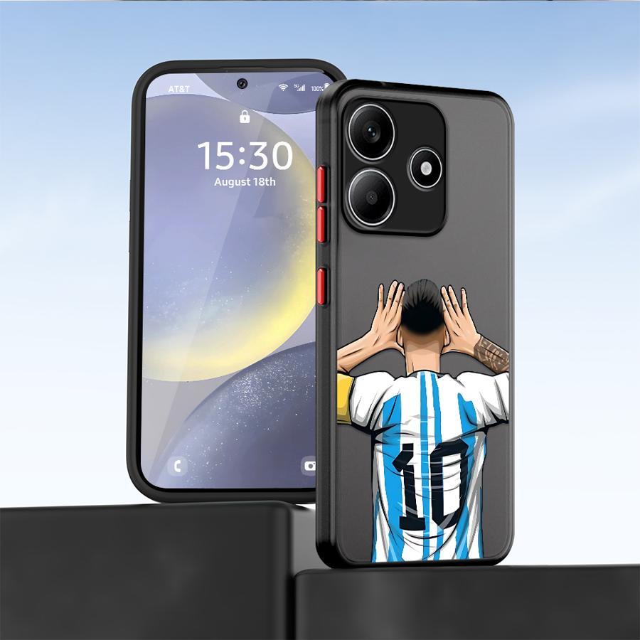 FootBall Number 7 Case for Xiaomi Redmi Note 14 13C A4 14C 10 12 13 Pro Plus 9S 11 Funda Back Phone Cover