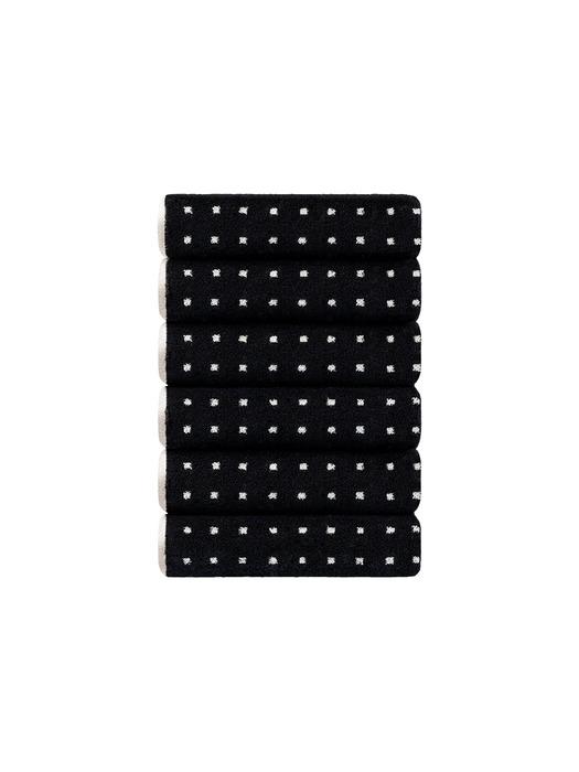 TETO 6P Black Edition Dot Supima Towel 230g Dot 230g