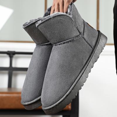 Men's Boots Waterproof High Quality Ankle Boots Non Slip Quilted Boots Men Winter Boots 2024 Women's Outdoor Fur Warm Snow Boots