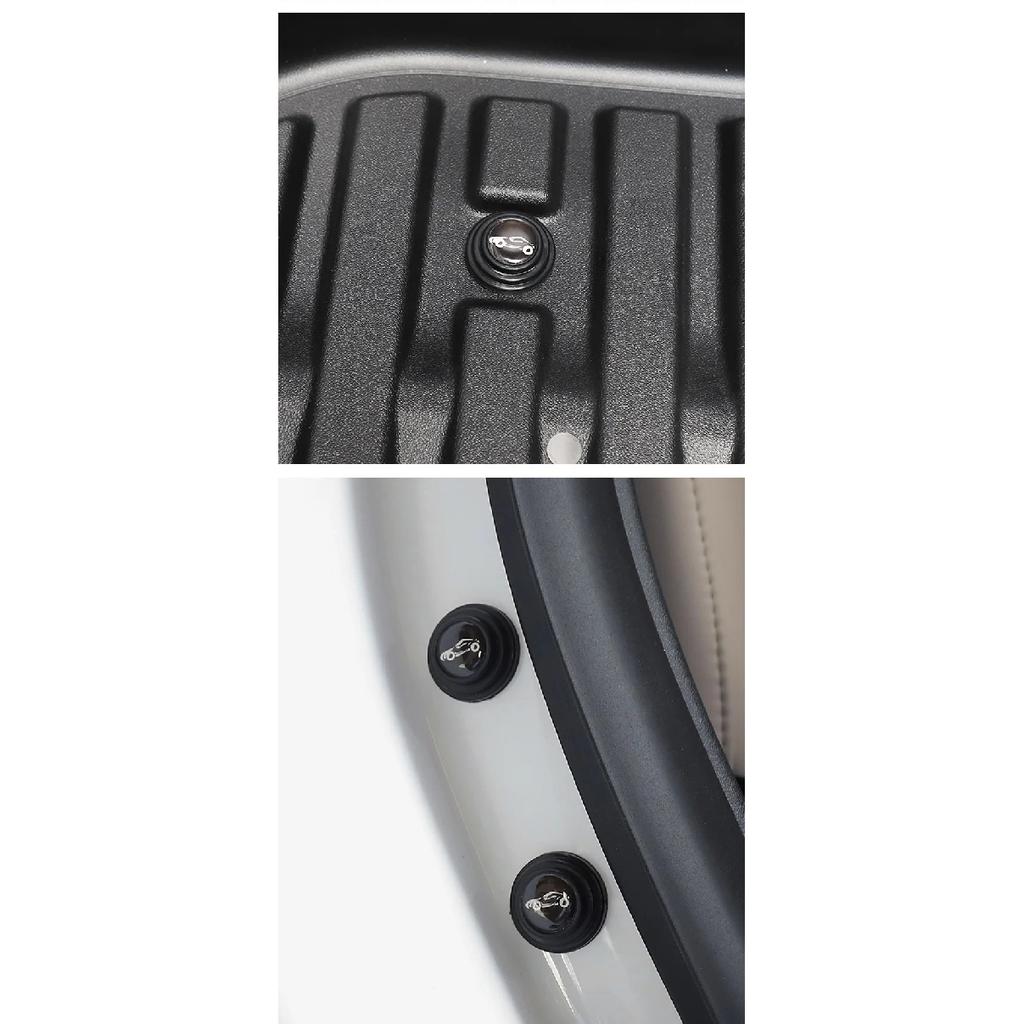 For Tesla Model 3 Y S X Car Door Shock Pad Anti-collision Closing Anti-shock Protection Soundproof Silent Trunk Buffer Gasket