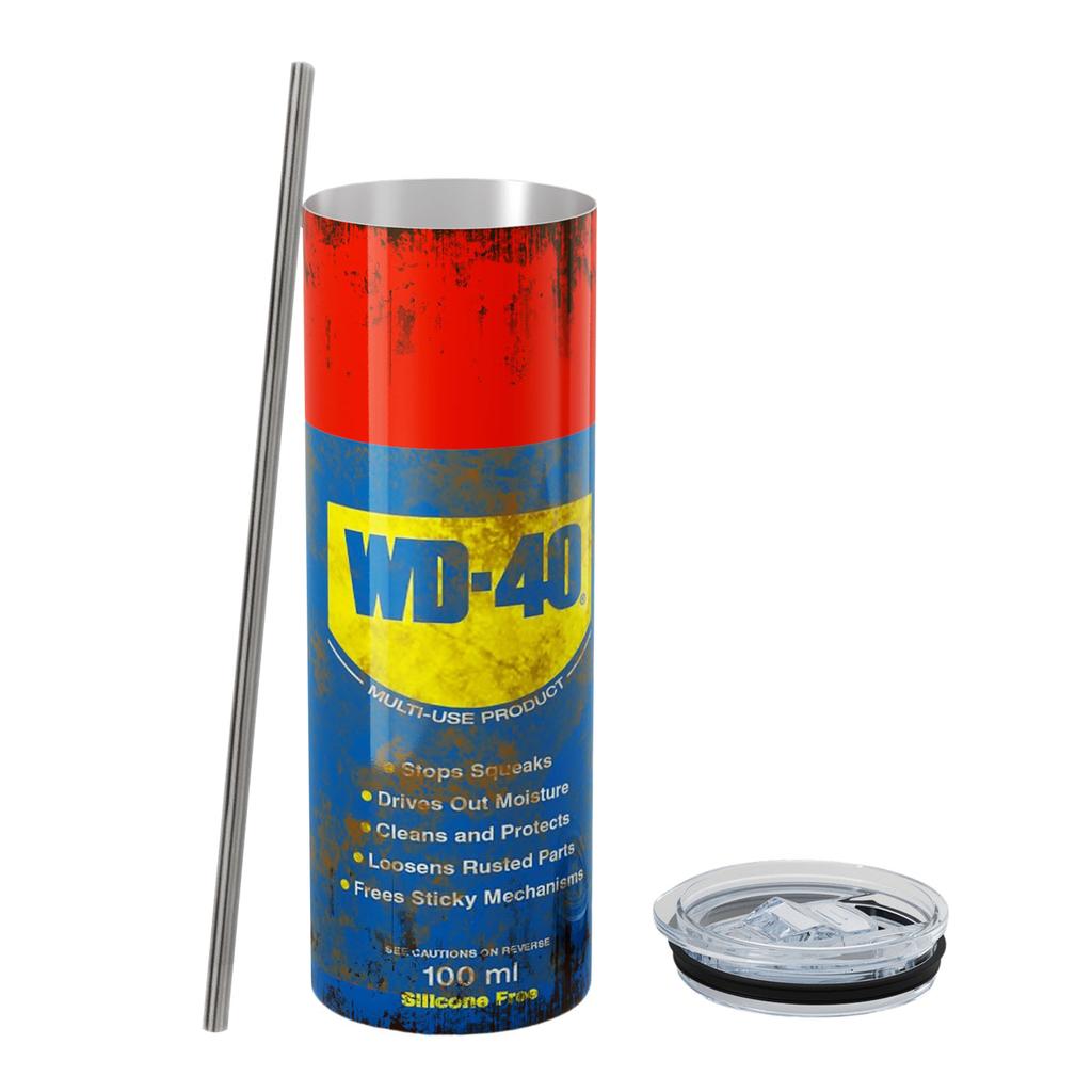 20oz Termoska se slámkou Nerezová ocel 304 Izolovaný Tumbler, Opakovaně použitelná láhev na vodu, Pro řidiče do auta, Cestovní vakuová kávová termoska na ven