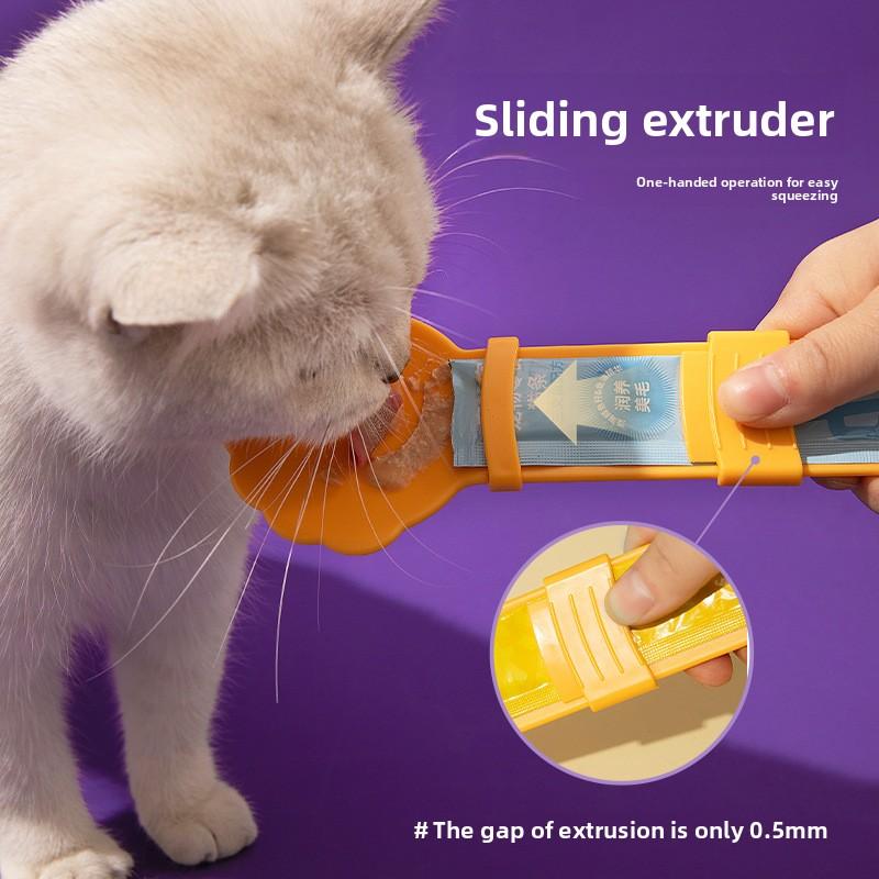 New Cat Stick Spoon Feeder, Squeezer, Feeder, Cat Stick Snack, Dog, Cat Feeding Spoon