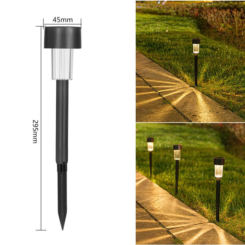 1-10PCS Solar Outdoor Lights Garden Lantern Solar Powered Lamp Landscape Lighting for Pathway Yard Lawn Patio Garden Decoration