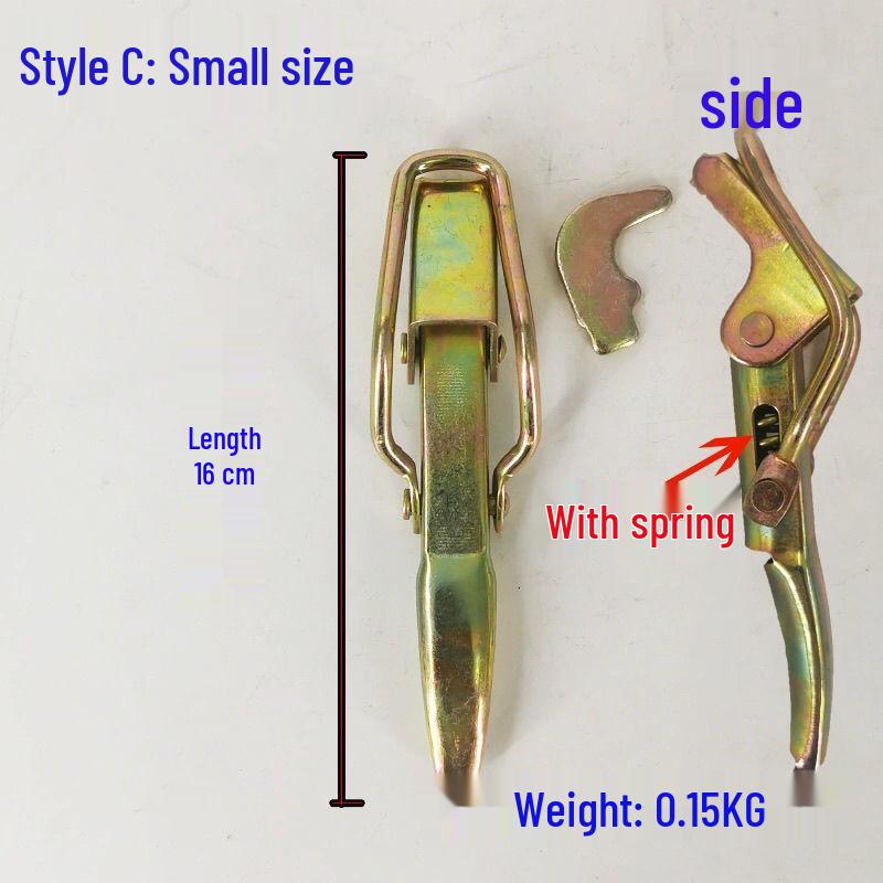 Truck Compartment Lock Buckle with Spring Latch and Door Handle for Electric Motorcycles and Tricycles