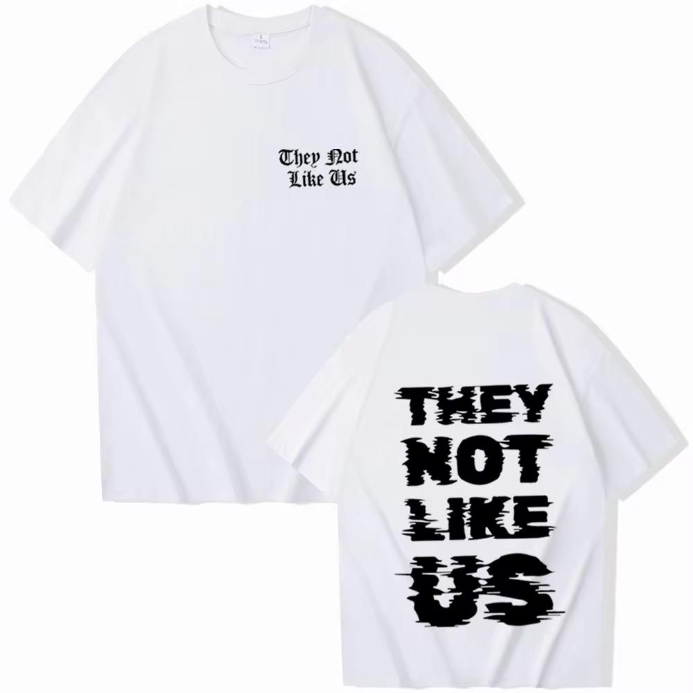 Streetwear Kendrick Lamar They Not Like Us T-Shirt New Song Album Tees RAP HIP HOP Oversize Fans Gift Unisex Fashion Casual Tops