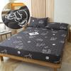 100% Waterproof Bed Fitted Bed Sheet Anti-mite and Anti-bacterial Mattress Protector Soft Breathable Mattress Cover Washable