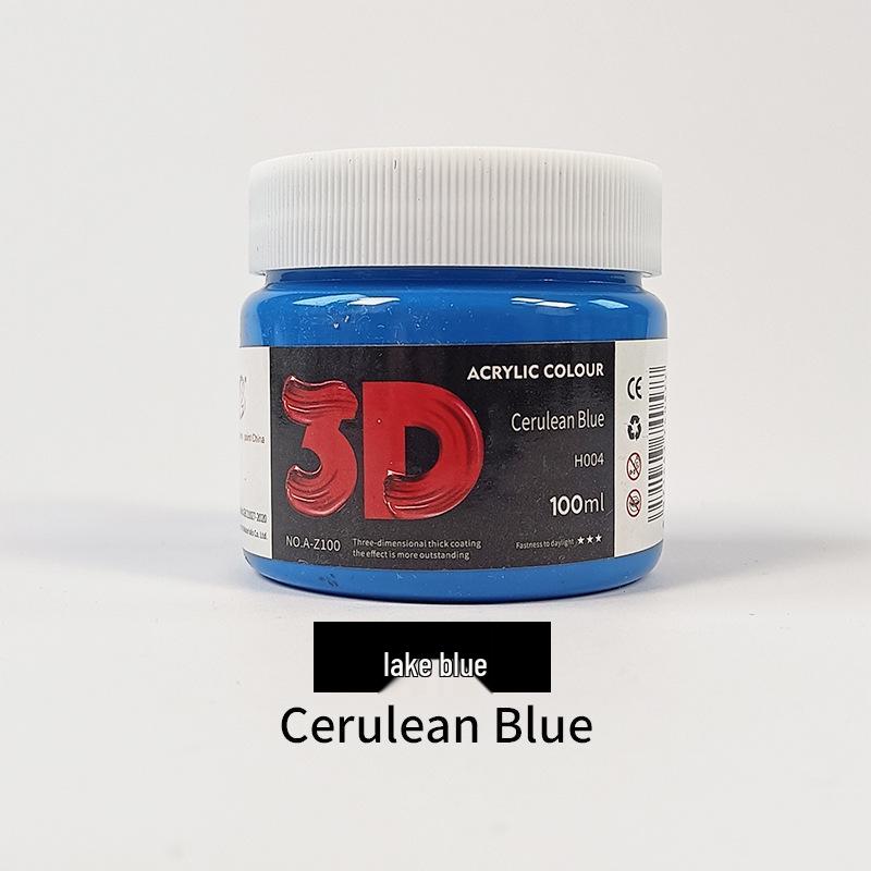 100ml Acrylic Paint for Children's Doodles and Plaster Dolls