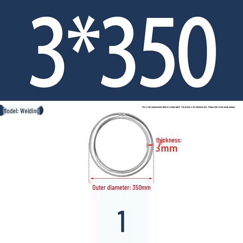 304 Stainless Steel Seamless O-Ring for Lifting and Hammock Yoga Connection