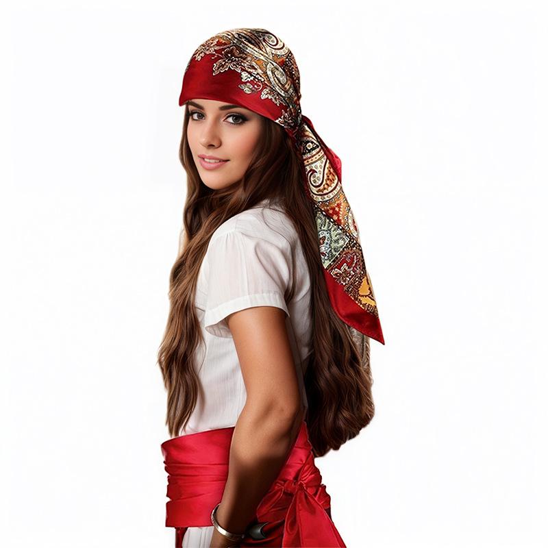 Ball Dress Up Set Cosplay Pirate Dress Up Accessories Headscarf Belt Necklace Bracelet Set Holiday Party Decoration Props