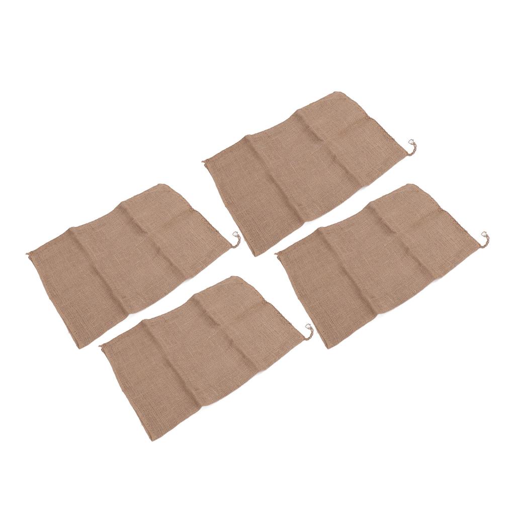 4 ks Jutové pytle na brambory Opakovaně použitelné pytle na závod v pytli pro děti Venkovní hry na hřišti