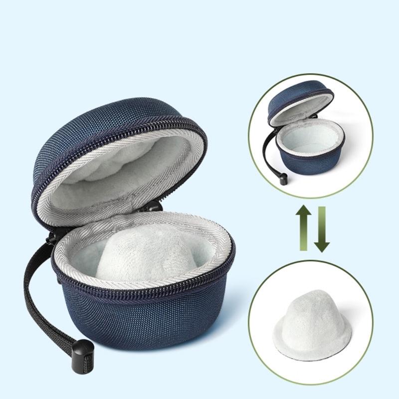 Portable Single Watch Storage Case Organizers Secure Zippered Travel Box for Smartwatch Jewelry Small Items Accessories