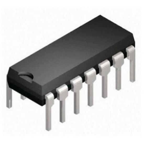 AiP74HC04 DIP14 Chip, Compatible with TI SN74HC04N