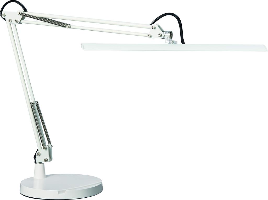 Stolní deska Yamada Lighting Z Light se základním jasem 2430 lx LED s vysokým podáním barev Krásná barva pleti Ra90 White Z-10DW