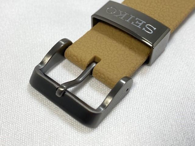R03D012N0 SEIKO Prospex 20mm Silicone Band Beige for Via SBDY059/ 4R36-08X0 (Ships Nekoposu)