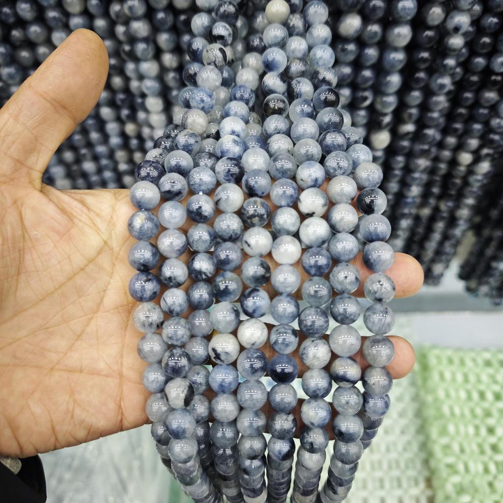 Blue Series Aquamarine & Blue Lace Agate Natural Stone Beads for DIY Jewelry