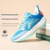 Scarpe da basket basse Li Ning Primary 3 V3 Mesh Antibatterico Bambino Scarpa da ginnastica Bambino Blu YKBU040-9