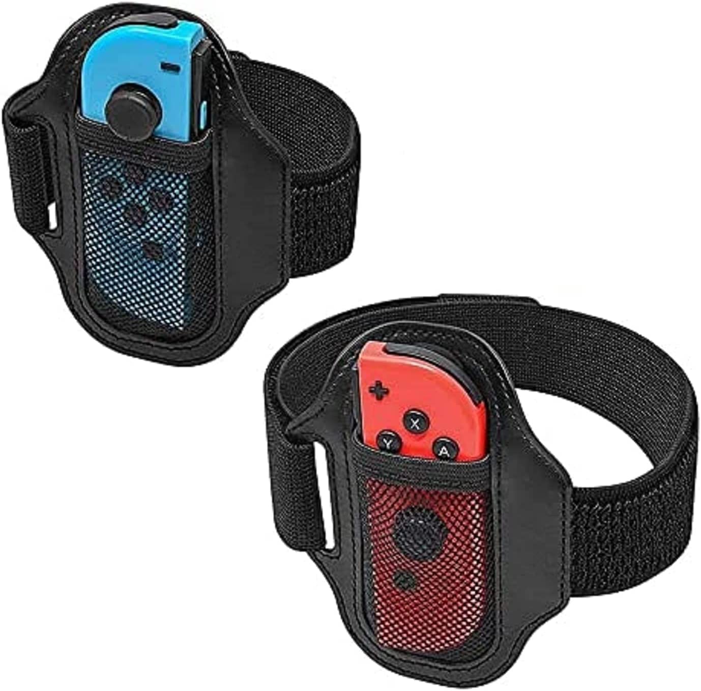 

Nintendo Switch Leg Strap Ring Fit Adventure Adult Size Child Set of 2 Size Child Joy-Con Bands, Compatible, + Size, (Adult + Size)