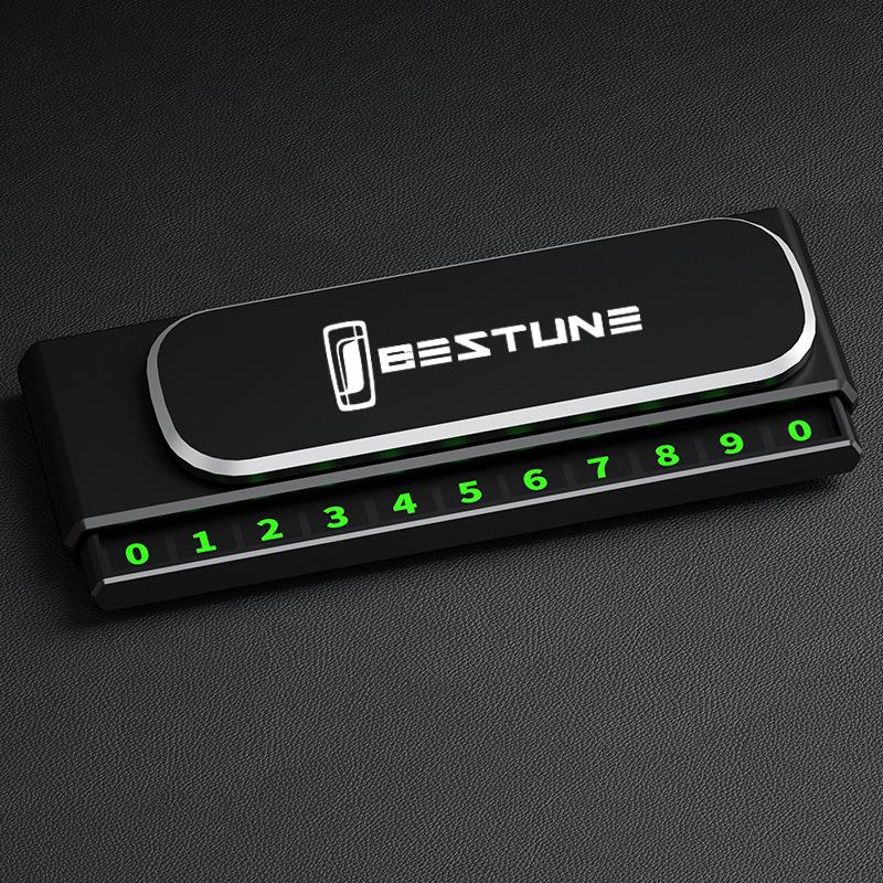 Magnetic Temporary Car Parking Sign with Luminous Hidden Contact Plate