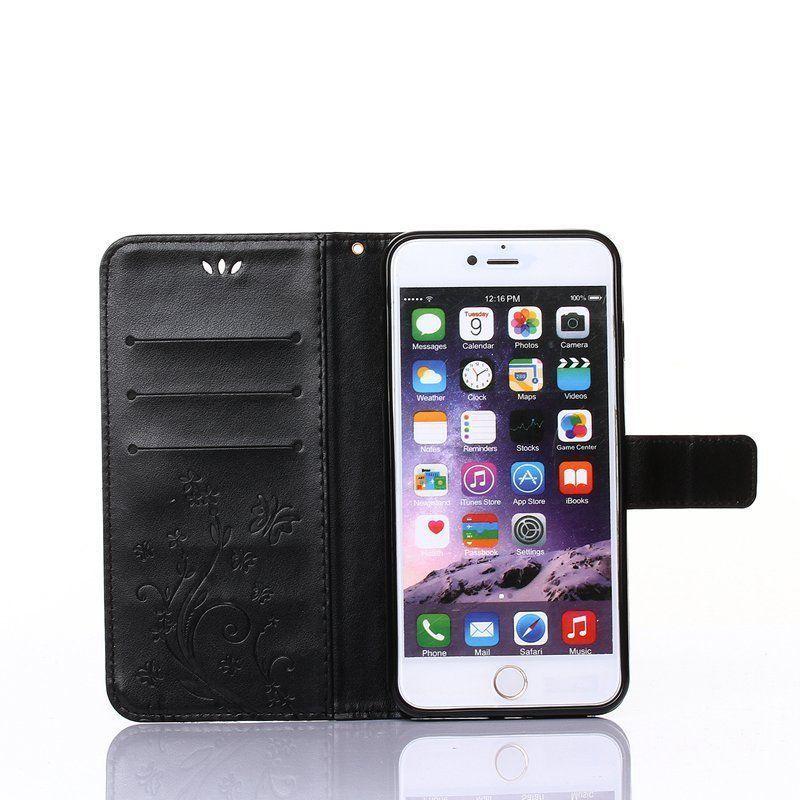 Women Fashion Wallet Phone Case Cards Holder Stand Flip Cover Iphone For
