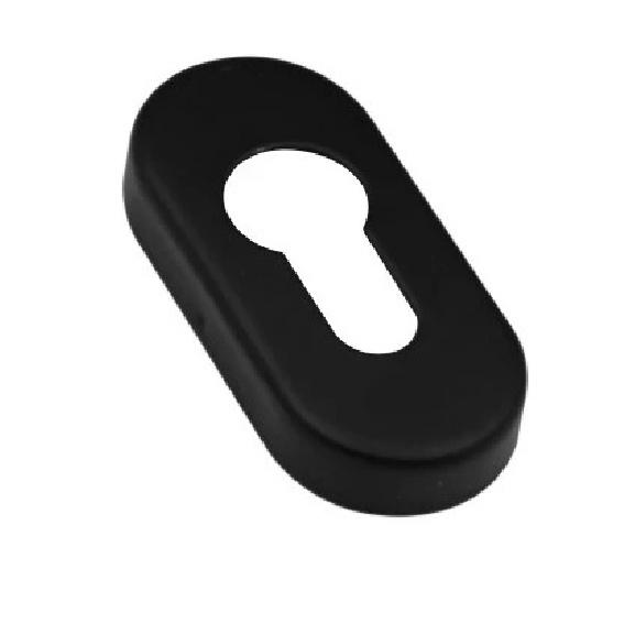 Round Oval Lock Cylinder Cover 304 Stainless Steel Keyhole Cover Black Gold Silver Anti-theft Door Accessories for 32mm Cylinder