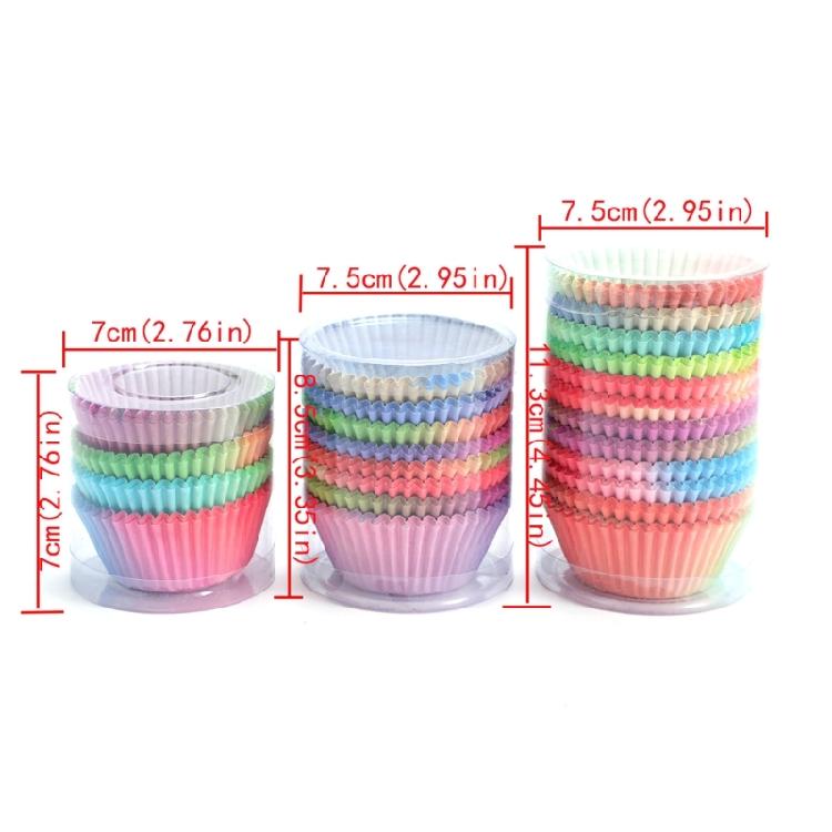 Papier-Kuchenformen Runde Muffinform Cupcake-Förmchen DIY-Kuchen-Dekorationswerkzeug für Kuchen