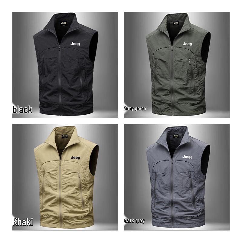 JEEP Men's Multi-Pocket Outdoor Vest