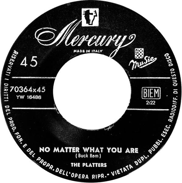 

7inch Record PLATTERS Smoke Gets In Your Eyes 70364X45 Mercury 1958 Italy SoulFunk Used