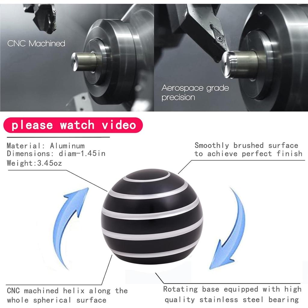 Jucării de birou pentru jucărie cinetică, gadgeturi cool, lucruri cool, rotire 180 de secunde, jucărie pentru ameliorarea stresului pentru iluzie optică, cadou pentru birou, școală, acasă