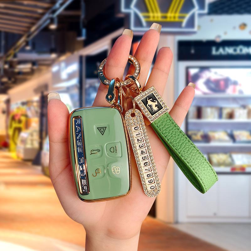 Land Rover & Jaguar TPU Schlüsselhülle für Range Rover, Discovery 4, Evoque, Freelander 5 - High-End, Langlebige Autoschlüsselhülle