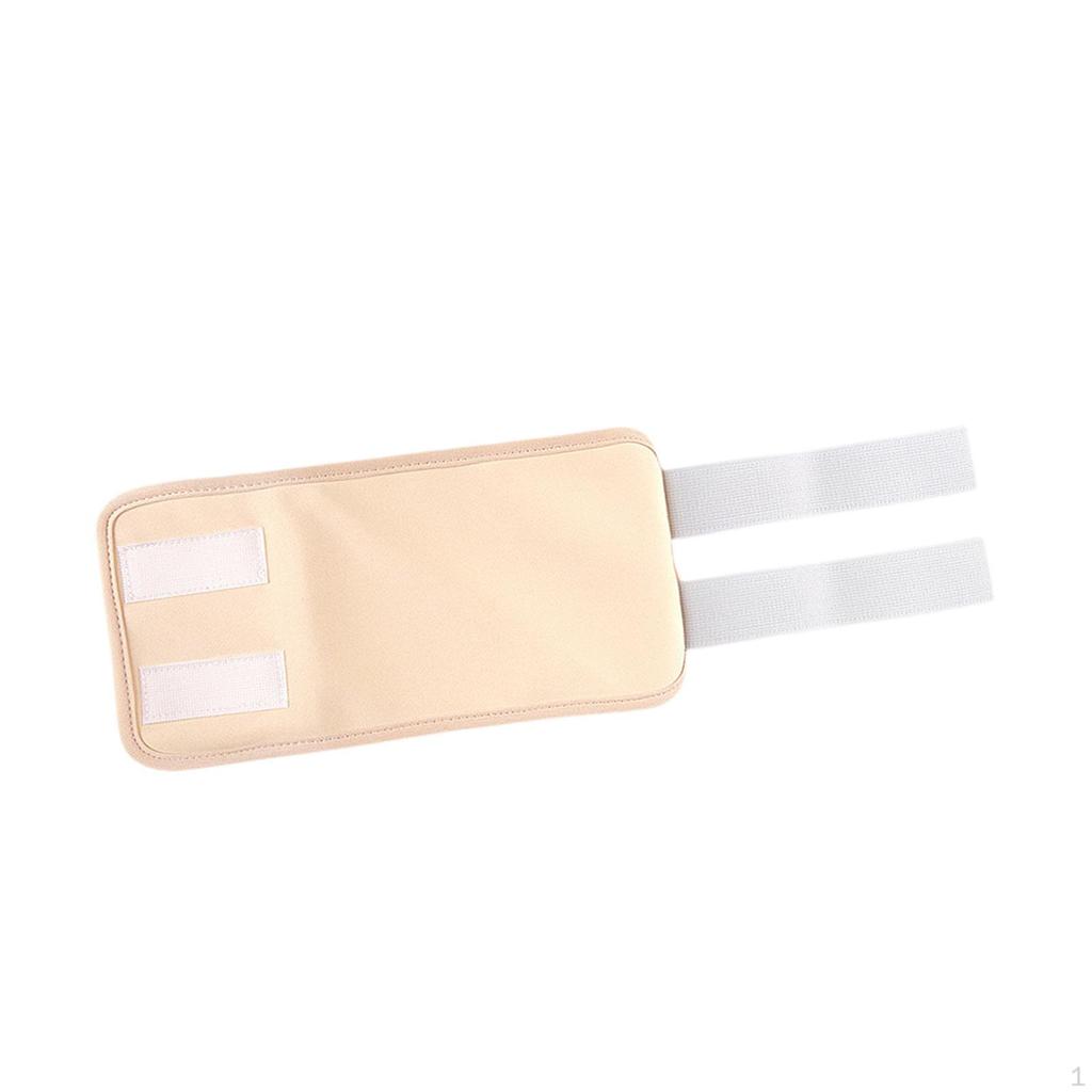 Castor Oil Compress Pads Elastic Strap Soft Anti Leak Washable for Thigh Leg Arm Family Elder