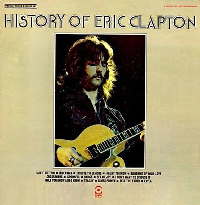 LP Record ERIC CLAPTON - History Of Eric Clapton SD2803 ATCO 1972 US Rock Used