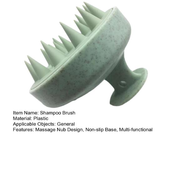 Szczotka do mycia włosów Miękki silikonowy masażer skóry głowy z antypoślizgową podstawą Otwór do zawieszenia Wspomaganie wzrostu włosów Narzędzie do pielęgnacji włosów