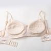 Solid Colour Sexy New Lingerie No Steel Ring Thin Straps Trendy Bra Back Clasp Bra Top Support