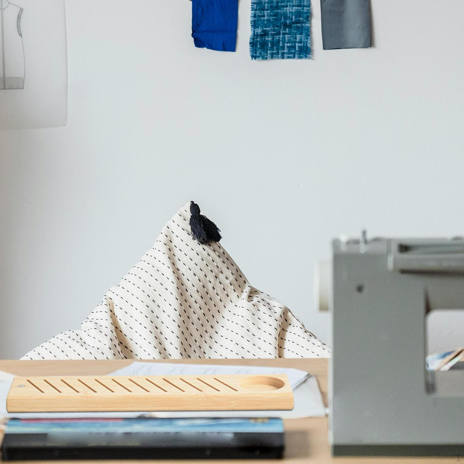 

Стойка для бобин ниток, 12 слотов, Продуманный подарок, Хранение для шитья, Вышивка крестом, Деревянная, Прямоугольная