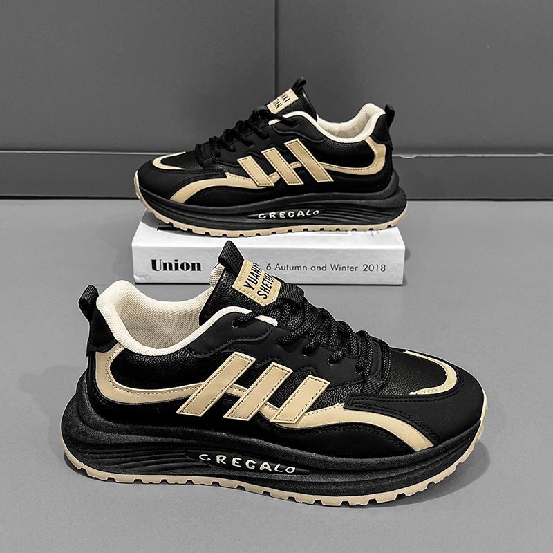 Men s shoes spring new thick-soled high-matching casual shoes youth niche sports shoes dad shoes 39