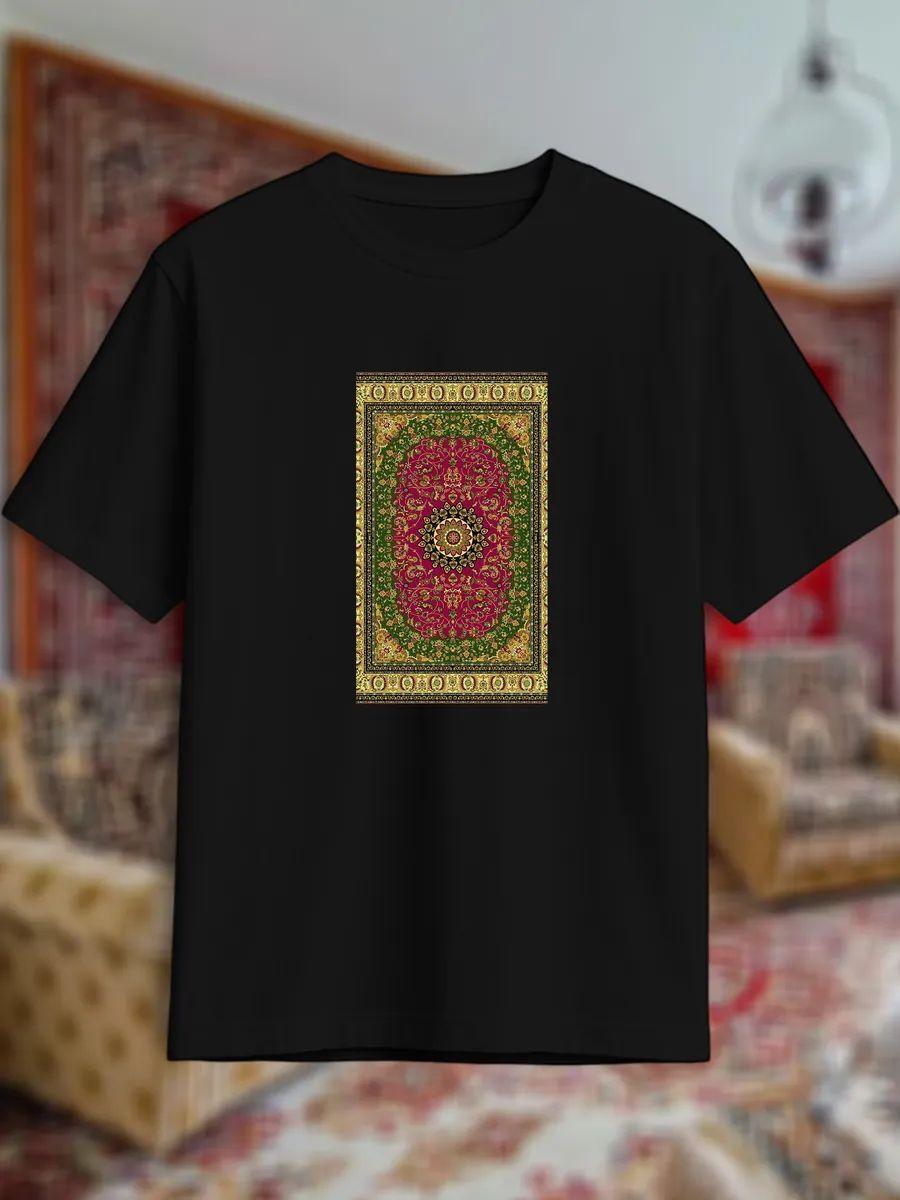 Rock in your heart guitar print T-shirt 3XL